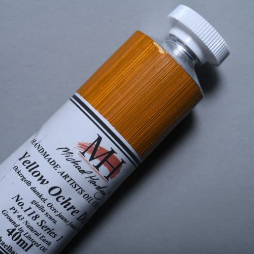 Michael Harding: Oil Paint 118 Yellow Ochre Deep, 40ml