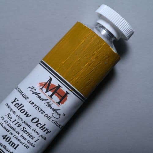 Michael Harding: Oil Paint 119 Yellow Ochre, 40ml