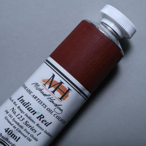 Michael Harding: Oil Paint 123 Indian Red, 40ml