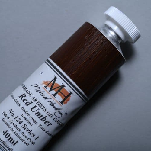 Michael Harding: Oil Paint 124 Red Umber, 40ml