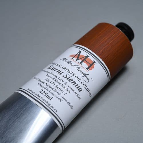 Michael Harding: Oil Paint 125 Burnt Sienna, 225ml