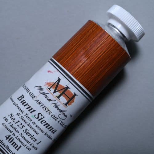 Michael Harding: Oil Paint 125 Burnt Sienna, 40ml