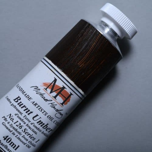 Michael Harding: Oil Paint 126 Burnt Umber, 40ml