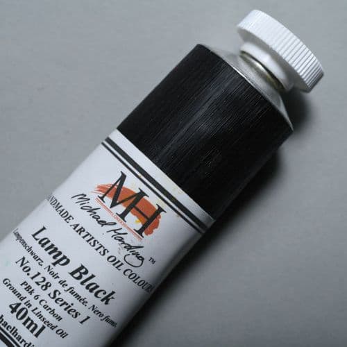 Michael Harding: Oil Paint 128 Lamp Black, 40ml