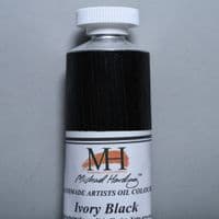 Michael Harding: Oil Paint 129 Ivory Black, 225ml