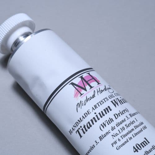 Michael Harding: Oil Paint 130 Titanium White No. 3, 40ml