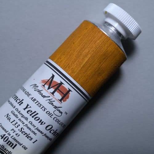 Michael Harding: Oil Paint 133 French Yellow Ochre, 40ml