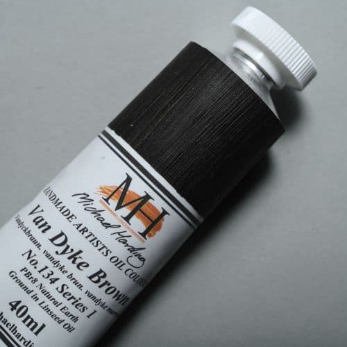 Michael Harding: Oil Paint 134 Vandyke Brown, 40ml