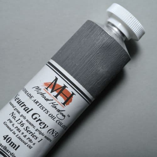 Michael Harding: Oil Paint 136 Neutral Grey N5, 40ml