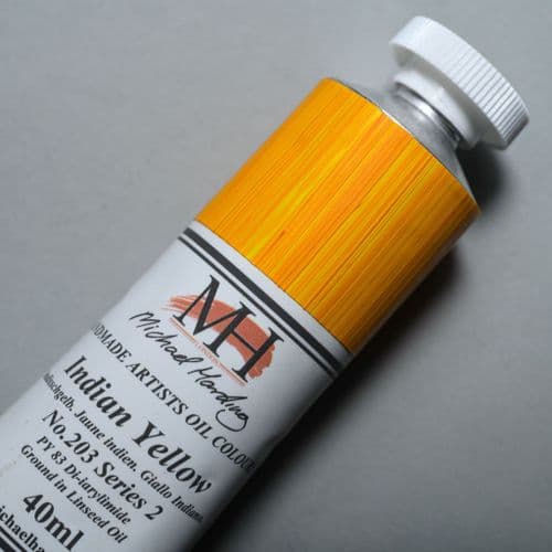 Michael Harding: Oil Paint 203 Indian Yellow, 40ml