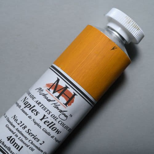 Michael Harding: Oil Paint 218 Naples Yellow, 40ml