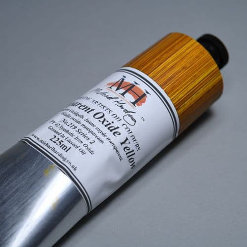 Michael Harding: Oil Paint 219 Transparent Oxide Yellow, 225ml