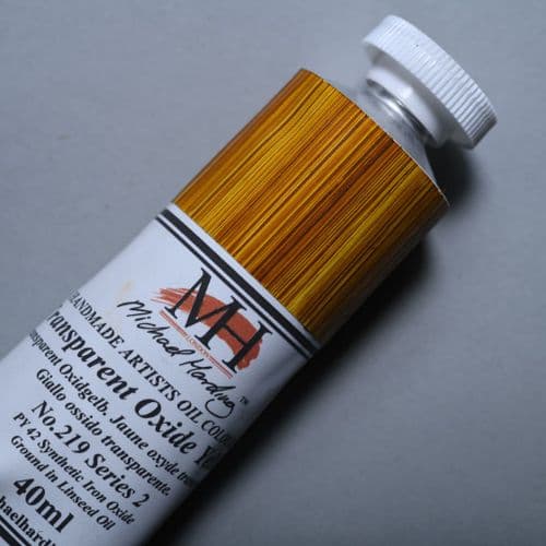 Michael Harding: Oil Paint 219 Transparent Oxide Yellow, 40ml