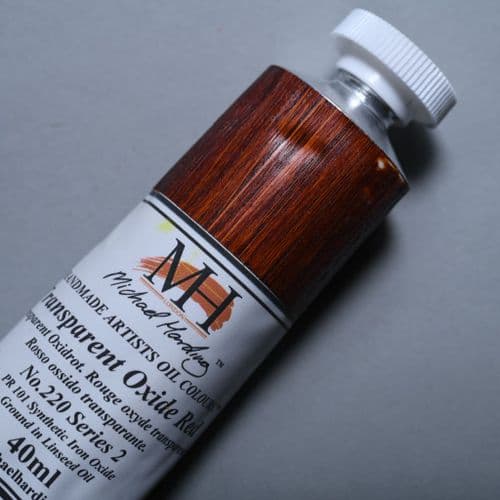 Michael Harding: Oil Paint 220 Transparent Oxide Red, 40ml