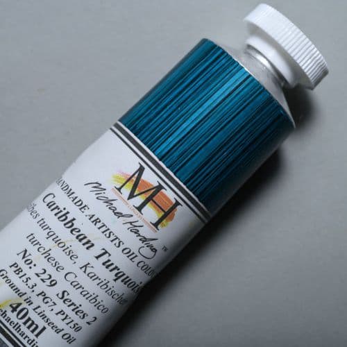 Michael Harding: Oil Paint 229 Caribbean Turquoise, 40ml