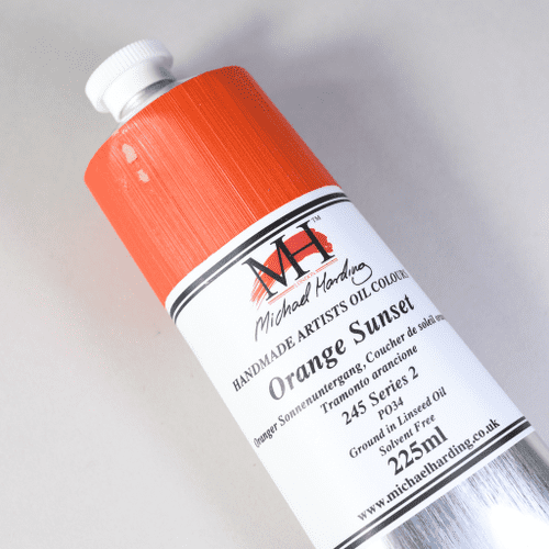 Michael Harding: Oil Paint 245 Orange Sunset, 225ml