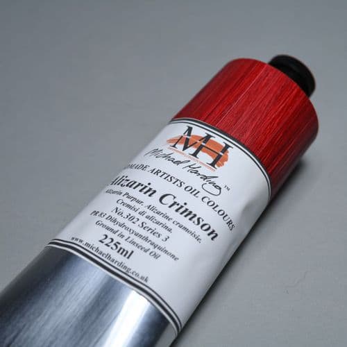 Michael Harding: Oil Paint 302 Alizarin Crimson, 225ml