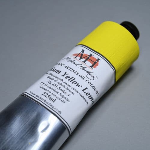 Michael Harding: Oil Paint 401 Cadmium Yellow Lemon, 225ml
