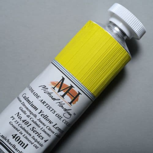 Michael Harding: Oil Paint 401 Cadmium Yellow Lemon, 40ml