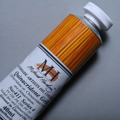 Michael Harding: Oil Paint 411 Quinacridone Gold, 40ml