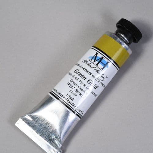 Michael Harding: Watercolour W237 Green Gold, 15ml