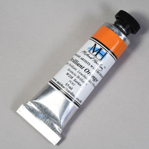 Michael Harding: Watercolour W238 Brilliant Orange, 15ml