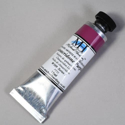 Michael Harding: Watercolour W309 Quinacridone Purple, 15ml