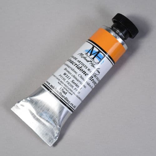 Michael Harding: Watercolour W311 Quinacridone Bronze, 15ml