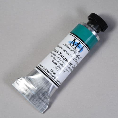 Michael Harding: Watercolour W409 Cobalt Turquoise Deep, 15ml