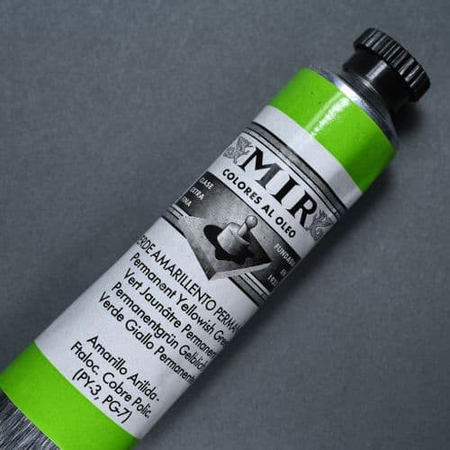 Mir: 19A Permanent Yellowish Green Oil Colour,60ml