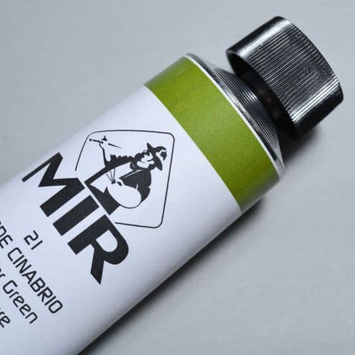 Mir: 21 Cinnabar Green Oil Colour, 200ml