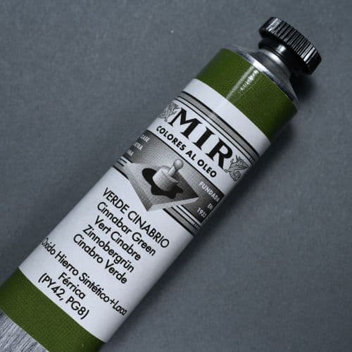 Mir: 21 Cinnabar Green Oil Colour, 60ml