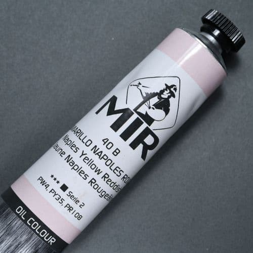 Mir: 40B Naples Yellow Reddish Oil Colour, 60ml