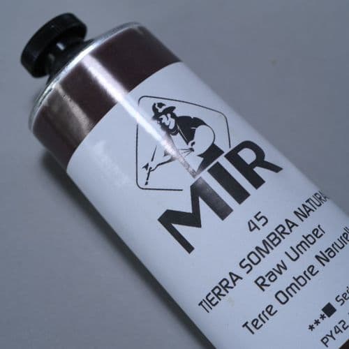 Mir: 45 Raw Umber Oil Colour, 200ml