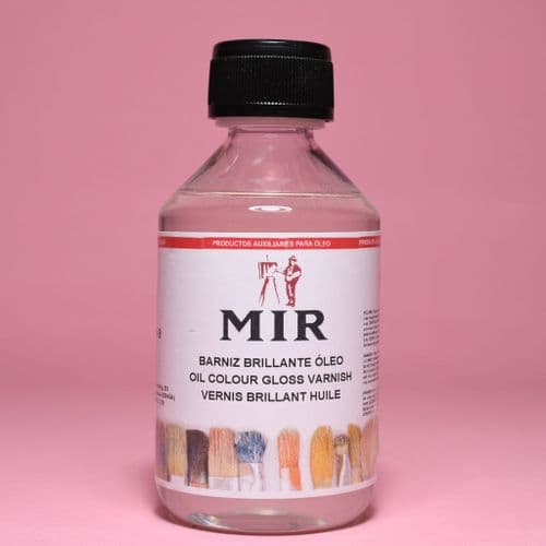 Oil Colour Gloss Varnish. MIR, 250ml bottle