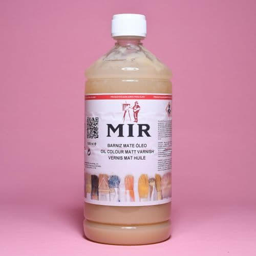 Oil Colour Matt Varnish. MIR, 1 lt bottle