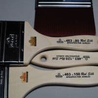 Omega: s.463 'Red Silk' Spalter Varnish brush 150mm