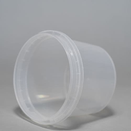 Plastic pot. APF, 120ml clear container