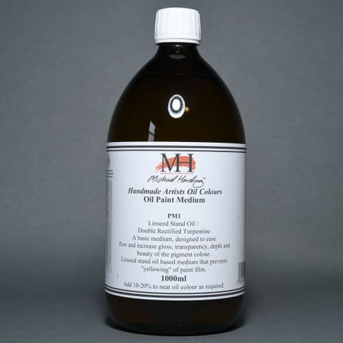 PM1. Oil Paint Medium, Michael Harding, 1lt bottle. 5% off.