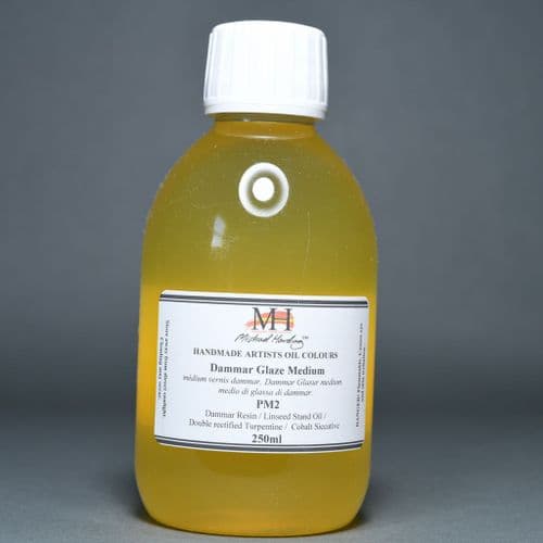 PM2. Dammar Glaze Medium, Michael Harding, 250ml bottle. 5% off.