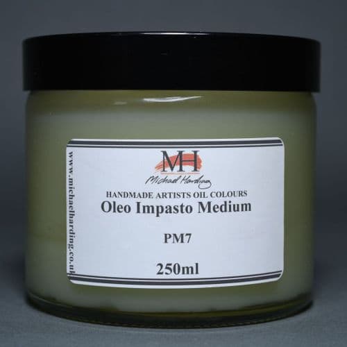 PM7. Oleo Impasto Medium, Michael Harding. 250ml jar. 5% off.