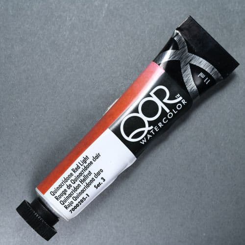 QoR: 205 Quinacridone Red Light Watercolour, 11ml