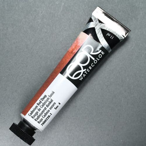 QoR: 220 Cadmium Red Deep Watercolour, 11ml