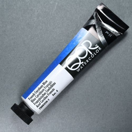 QoR: 350 French Cerulean Blue Watercolour, 11ml