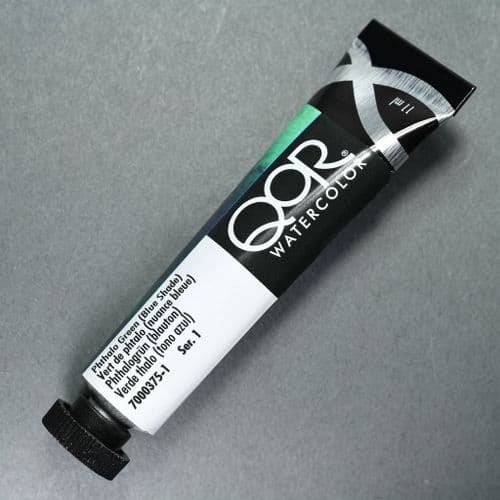 QoR: 375 Phthalo Green (Blue Shade) Watercolour, 11ml