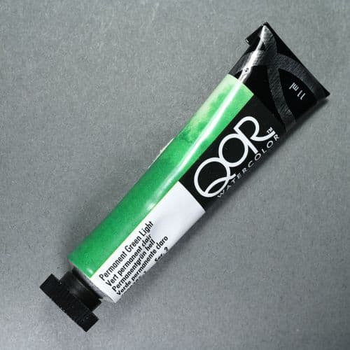 QoR: 385 Permanent Green Light Watercolour, 11ml