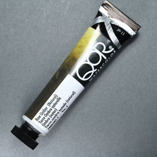 QoR: 485 Raw Umber (natural) Watercolour, 11ml