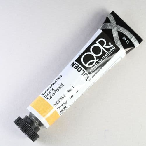 QoR: 595 Naples Yellow Deep Watercolour, 11ml