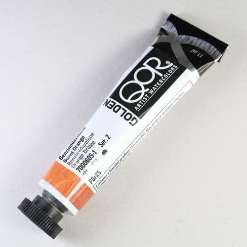 QoR: 605 Benzimidazolone Burnt Orange Watercolour, 11ml