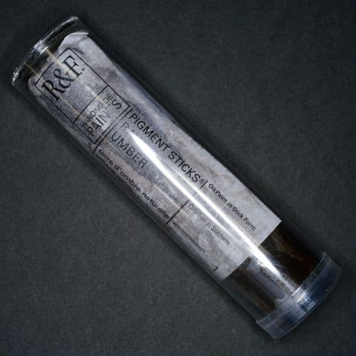 R&F: 15 Raw Umber Pigment Stick, 100ml